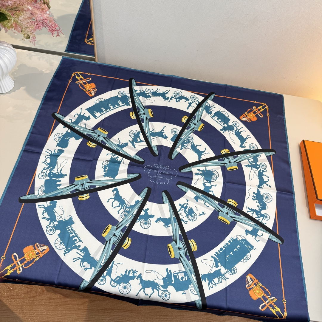 Herm New Silk square scarf