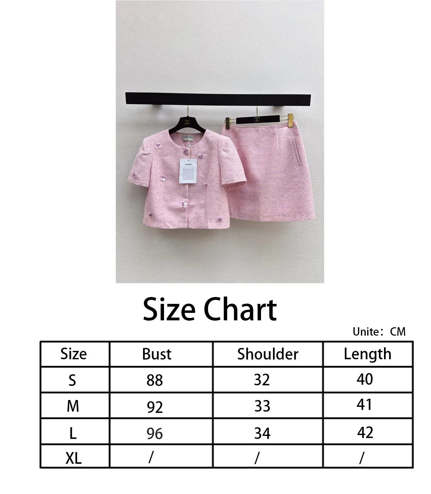 Chan NEW tweed outfit sets