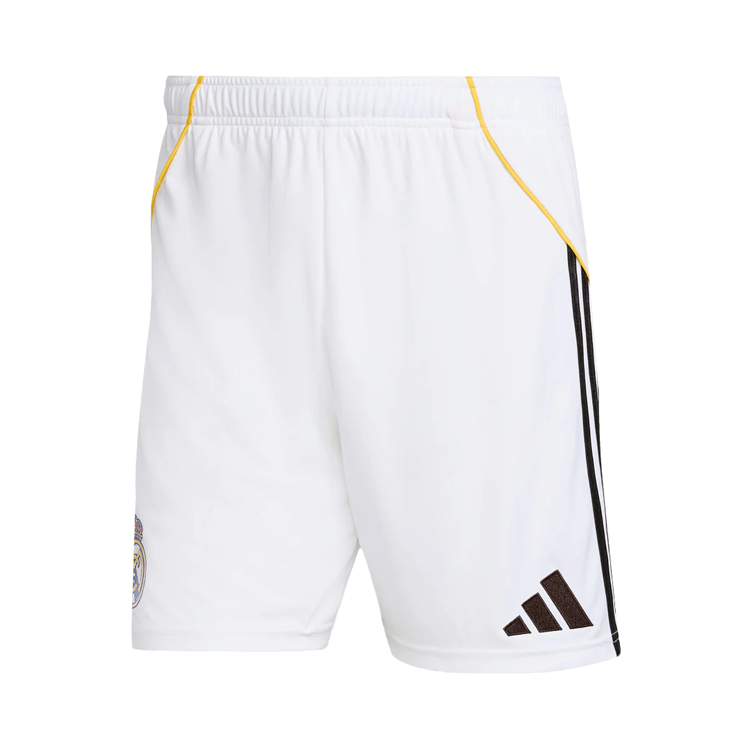 Real Madrid Home Soccer Shorts 25/26 White