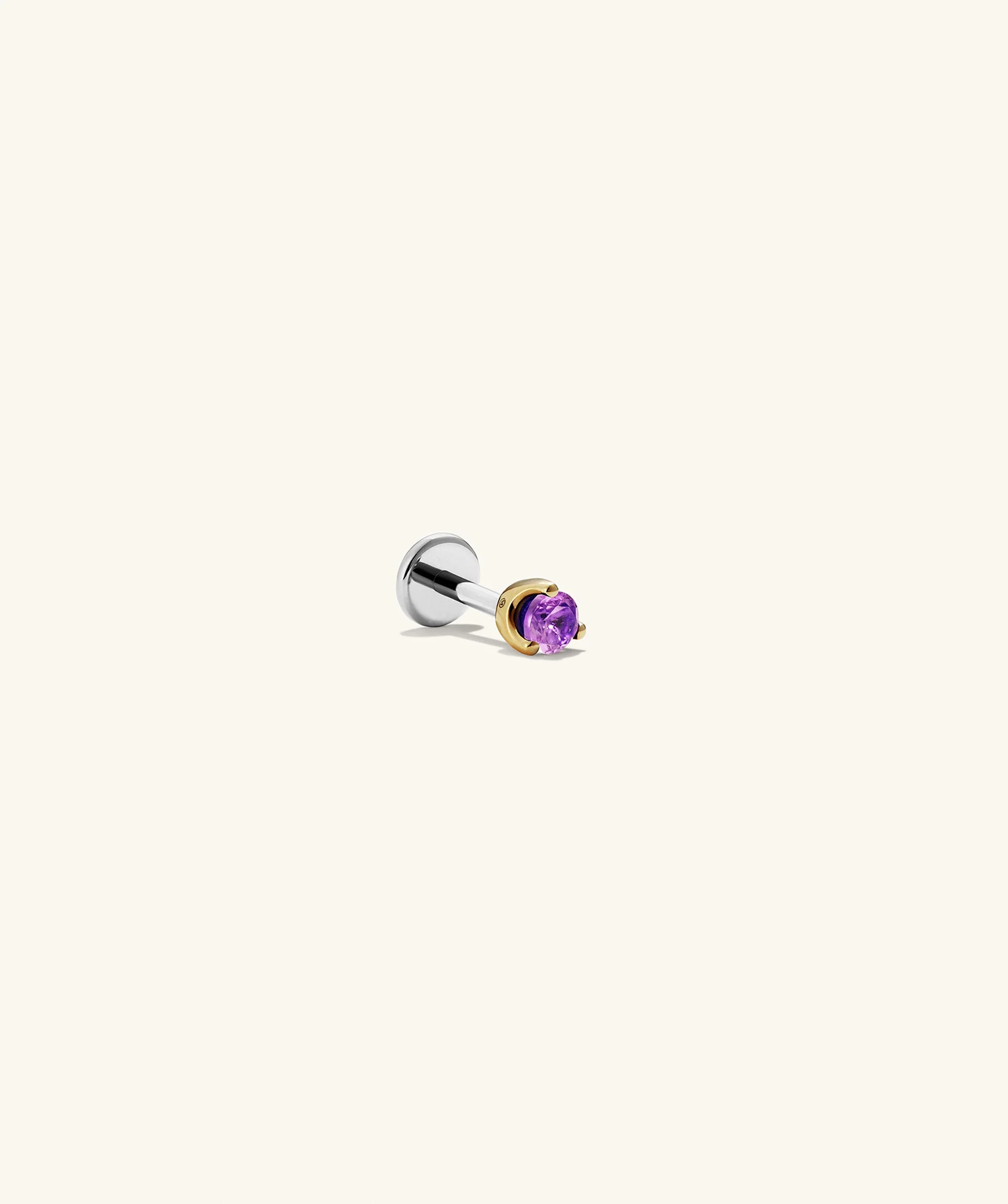 Piercing Studio - Single Gemstone Mini Flat Back Stud