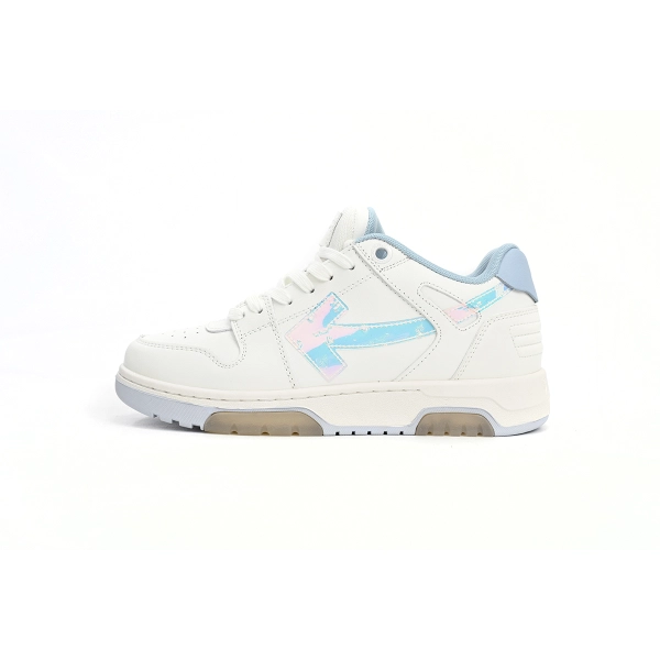 OFF-WHITE Out Of Blue White Blue Discoloration
