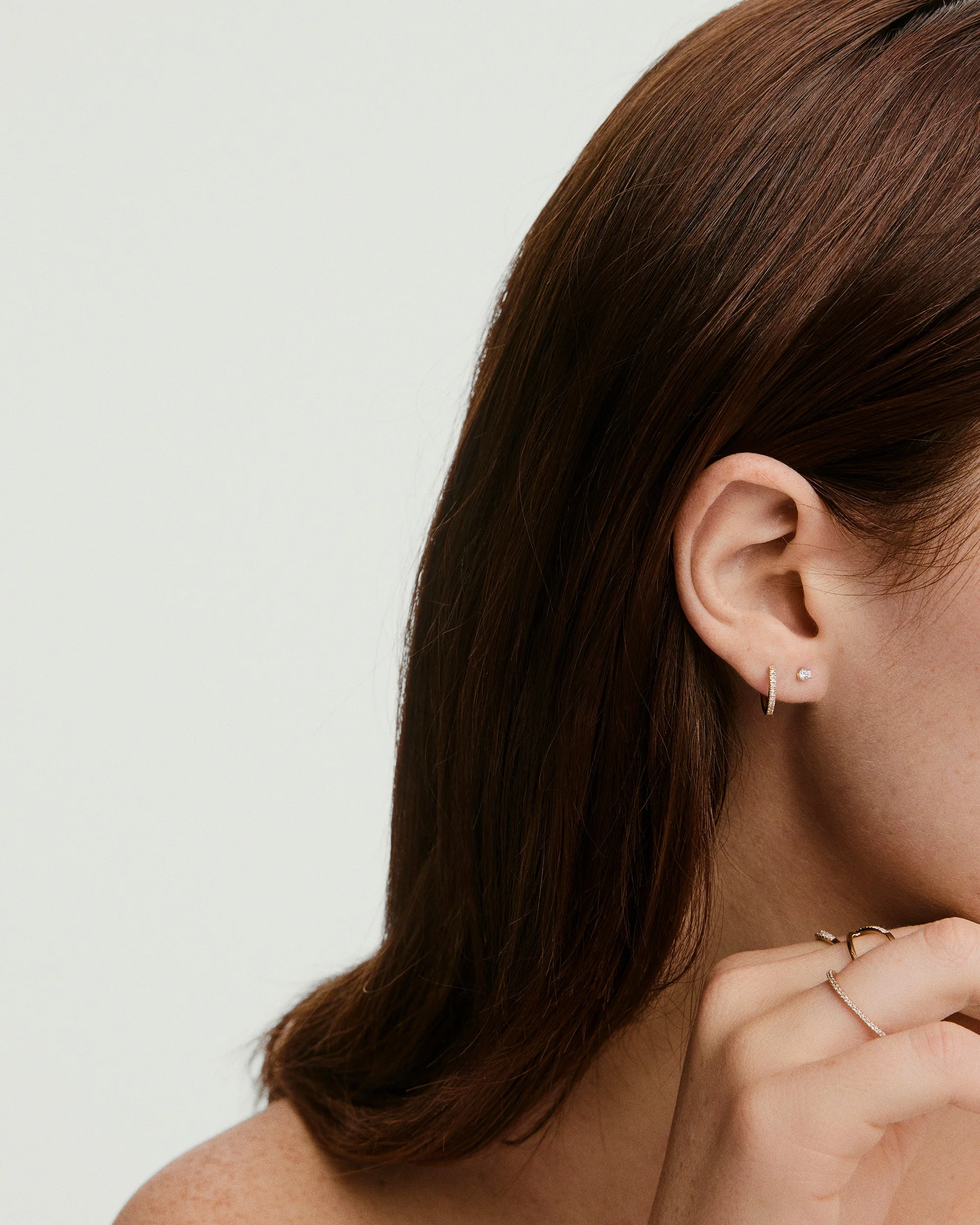 Single Diamond Mini Stud
