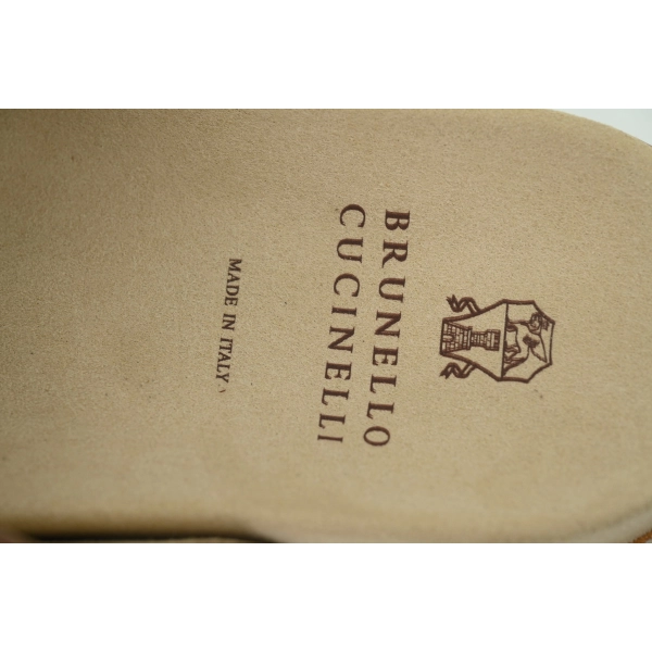 Brunello Cucinelli Suede two-strap Sandals Brown