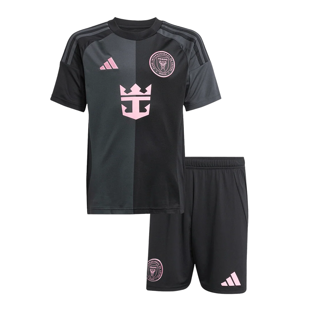 Inter Miami CF Kid's Away Soccer Kit 2025 - Jersey+Shorts