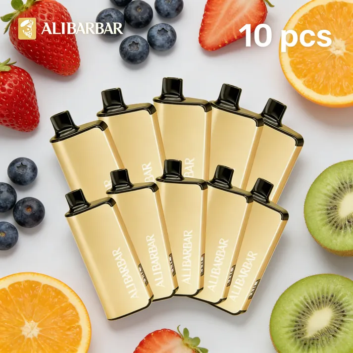 Alibarbar 9000 Puffs Disposable Vape – 10 Flavors Bundle Pack 🌈 Better Value, More Choice