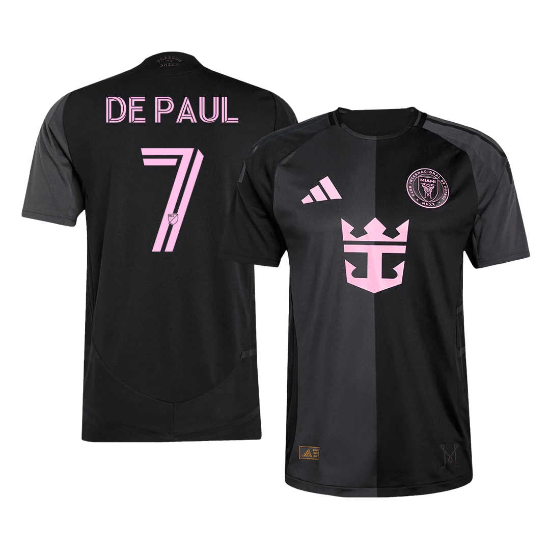 DE PAUL #7 Inter Miami CF Away Player Version Soccer Jersey 2025