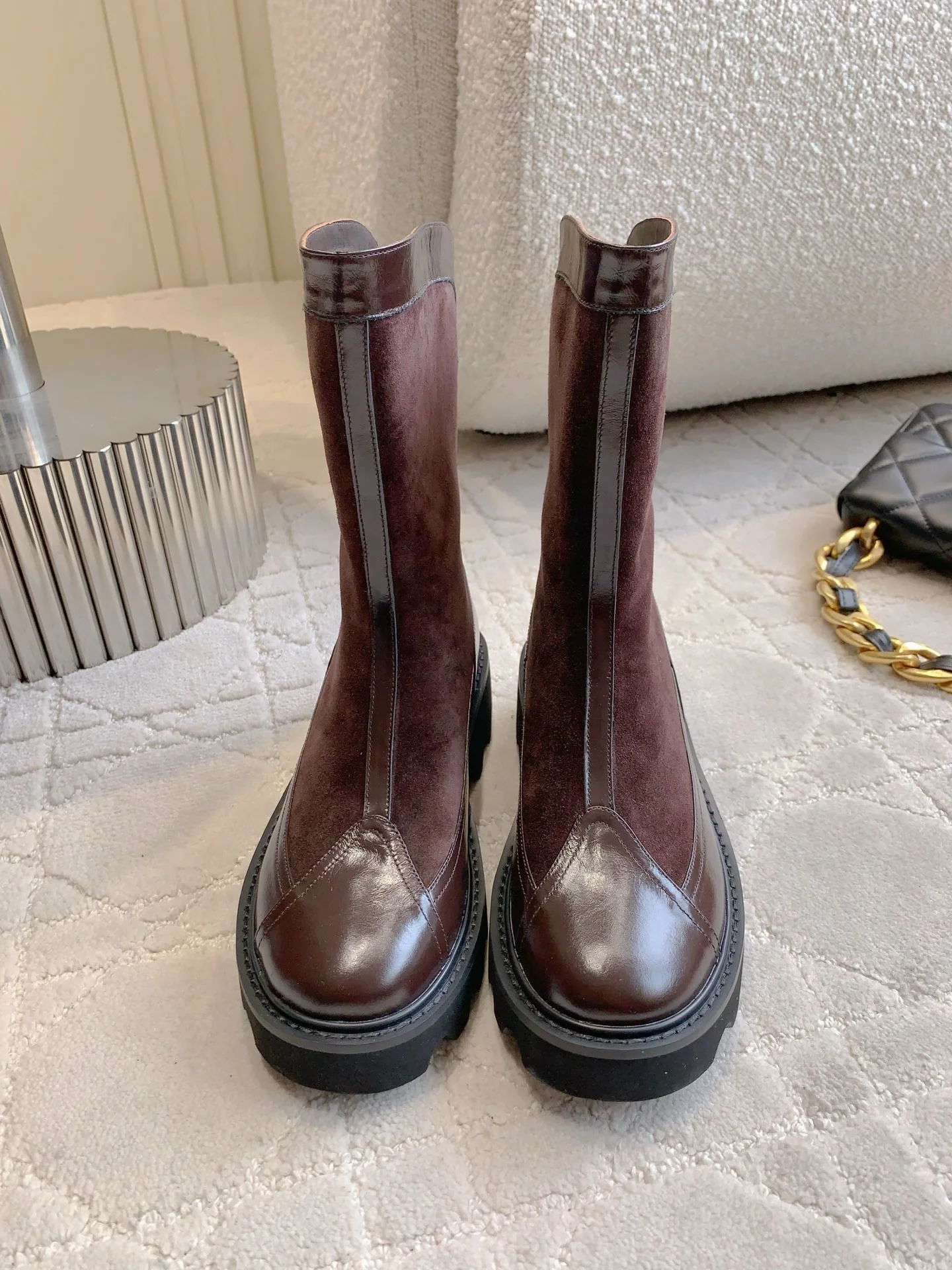 Chan New platform ankle boots