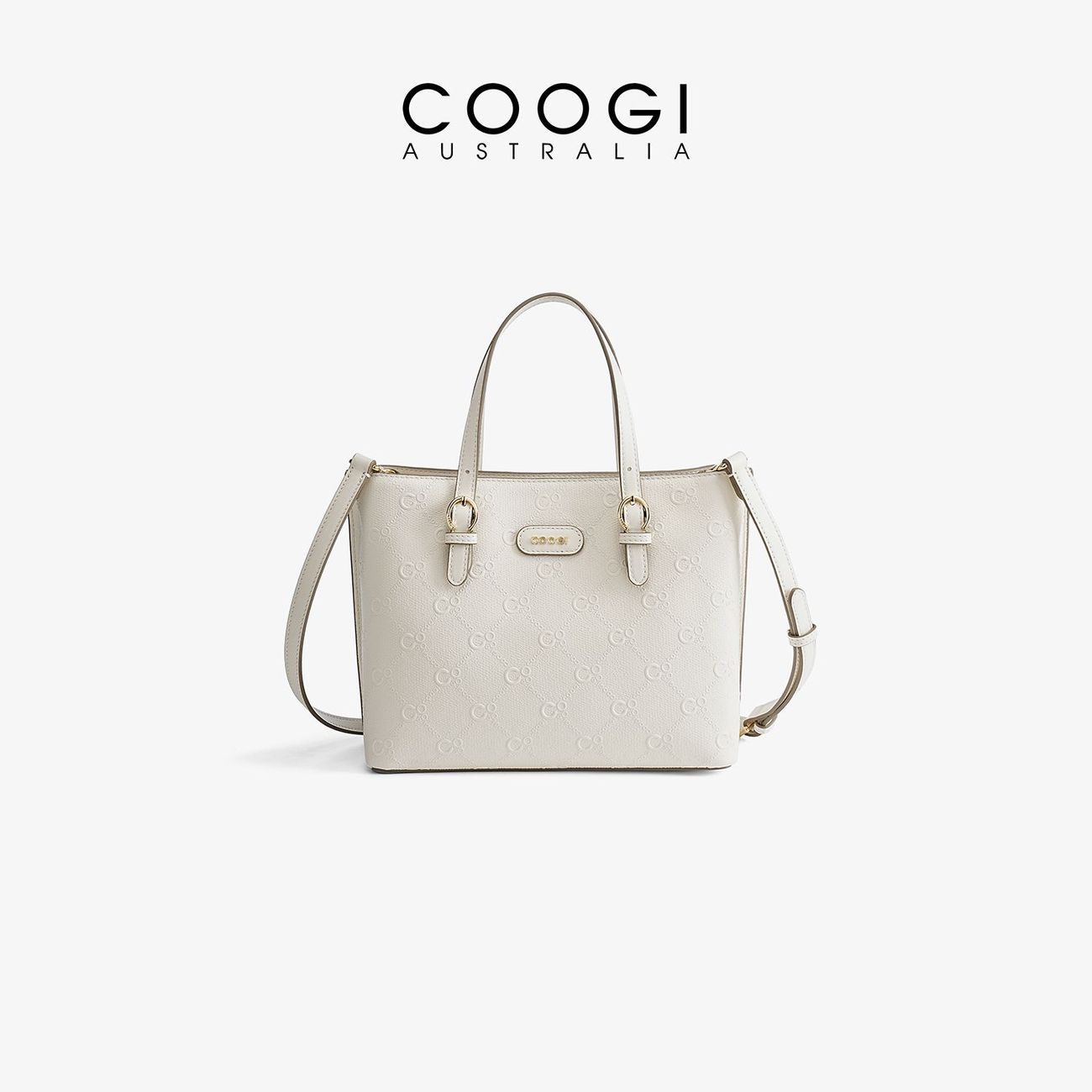 [COOGI] Food Basket Bag 2026 New Cowhide Women's Tote Bag Large Capacity All-match Light Luxury High-end Commuter Crossbody Bag