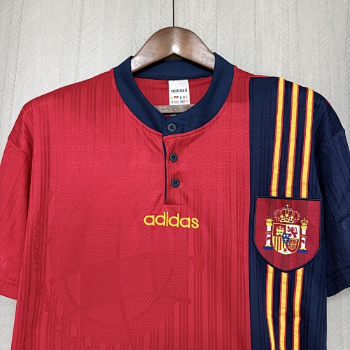 Retro 1996 Spain Home Jersey