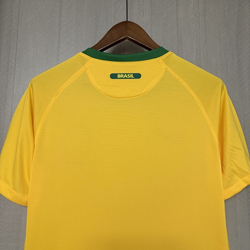 Retro Brazil 2010 Home Jersey