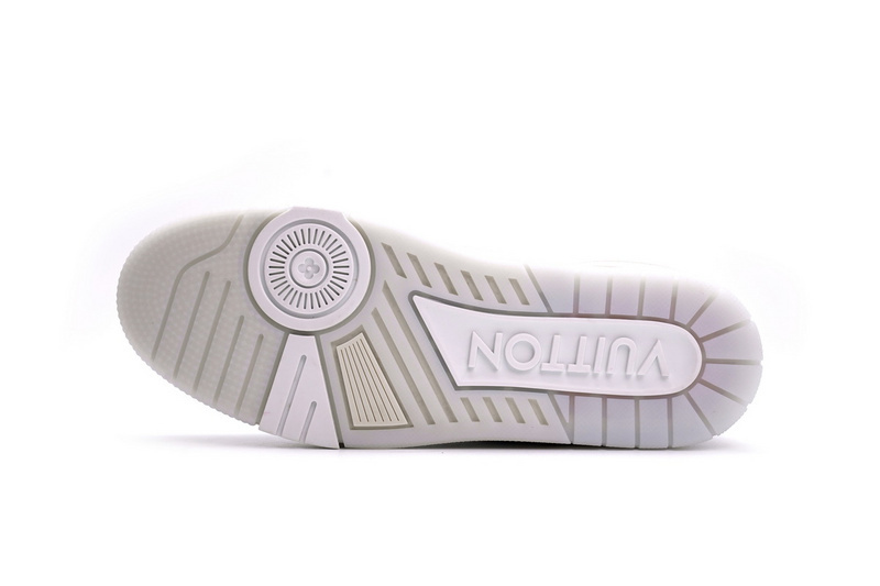 Pkkicks God Batch LOUIS VUITTON Trainer White Litchi Pattern FD0221