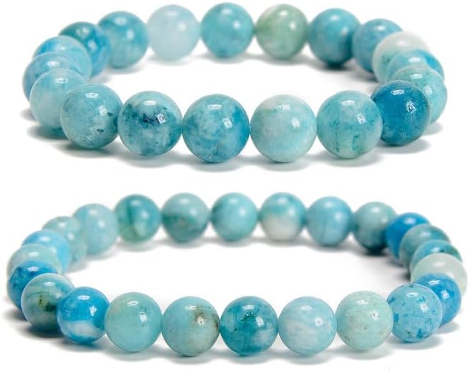 MT50P-Hemimorphite Beaded Bracelet
