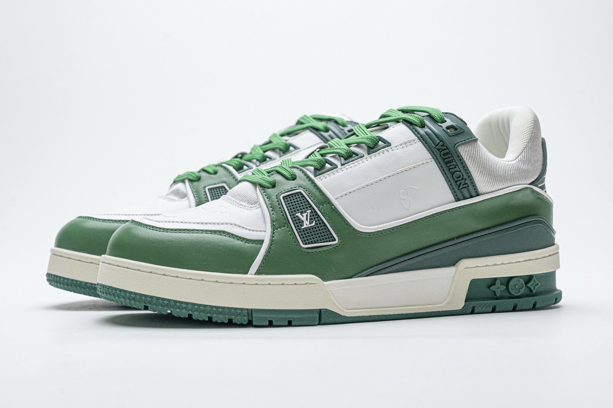 Pkkicks God Batch LOUIS VUITTON 20ss Trainer Green