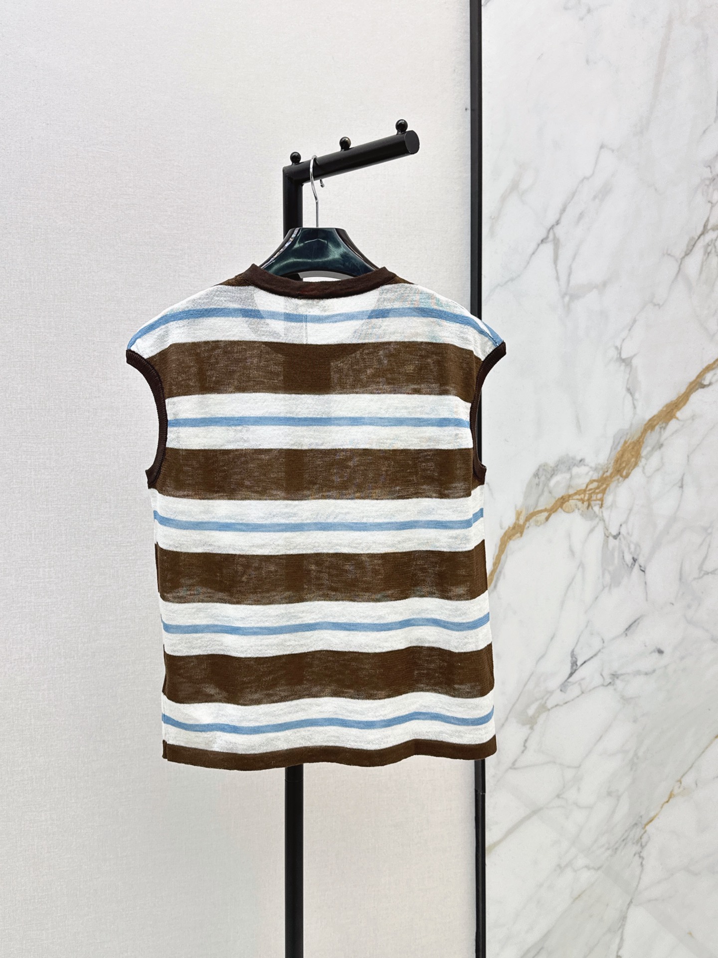 Celi New Color-block striped drop shoulder knitwear