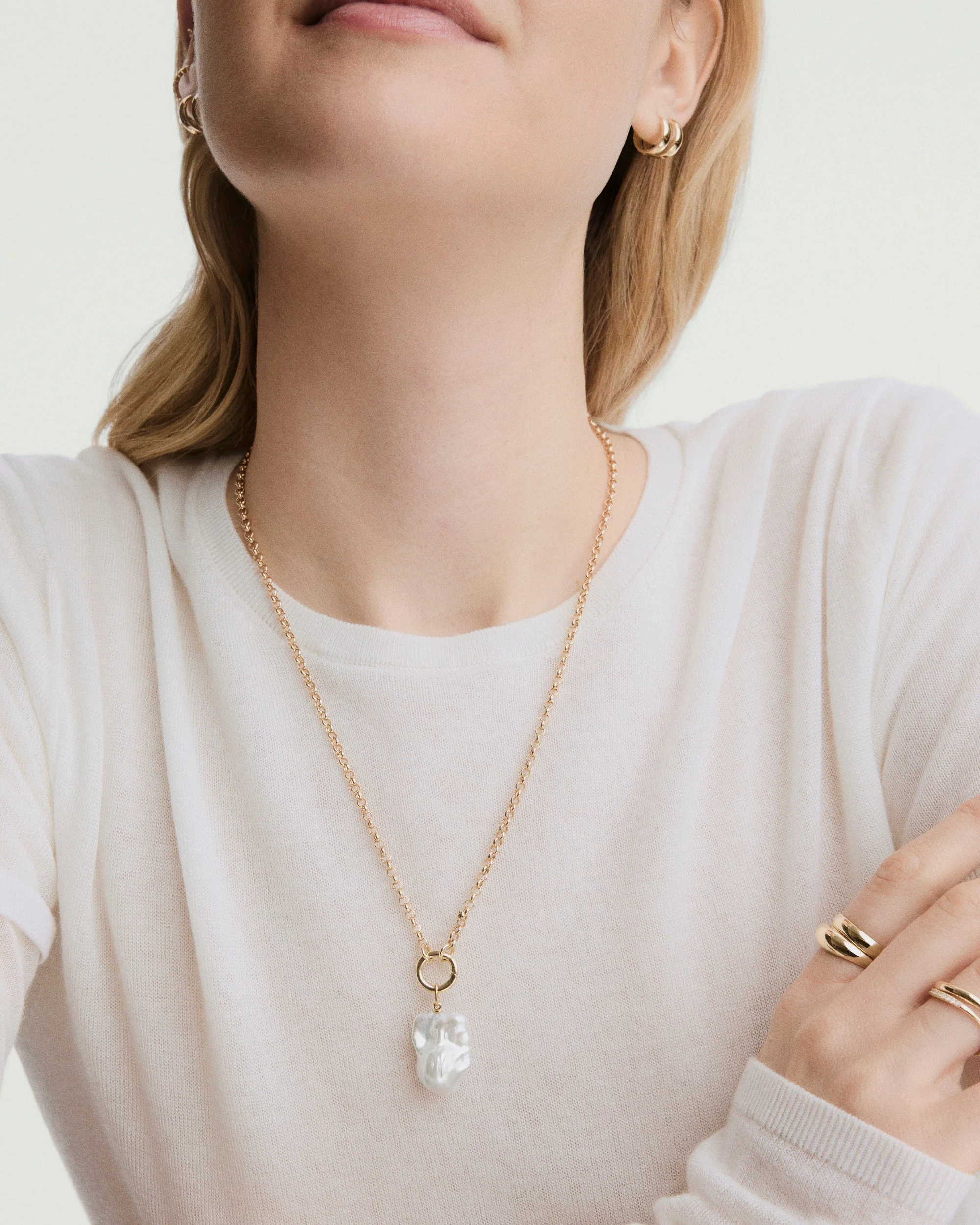 Isabel Baroque Pearl Charm