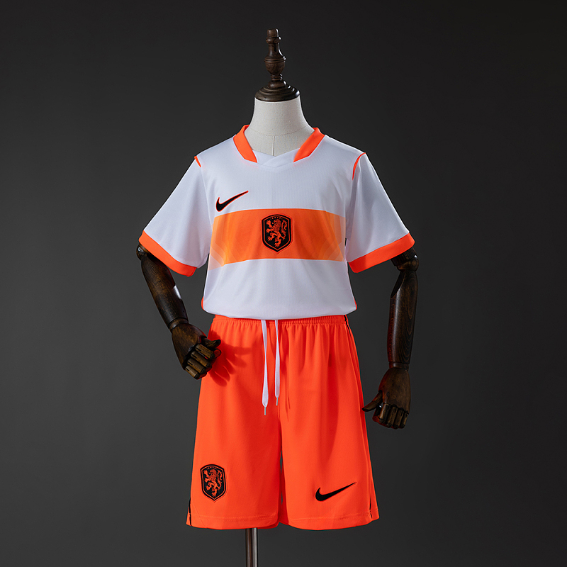 Netherlands 2026 Away Kids Kit Jersey