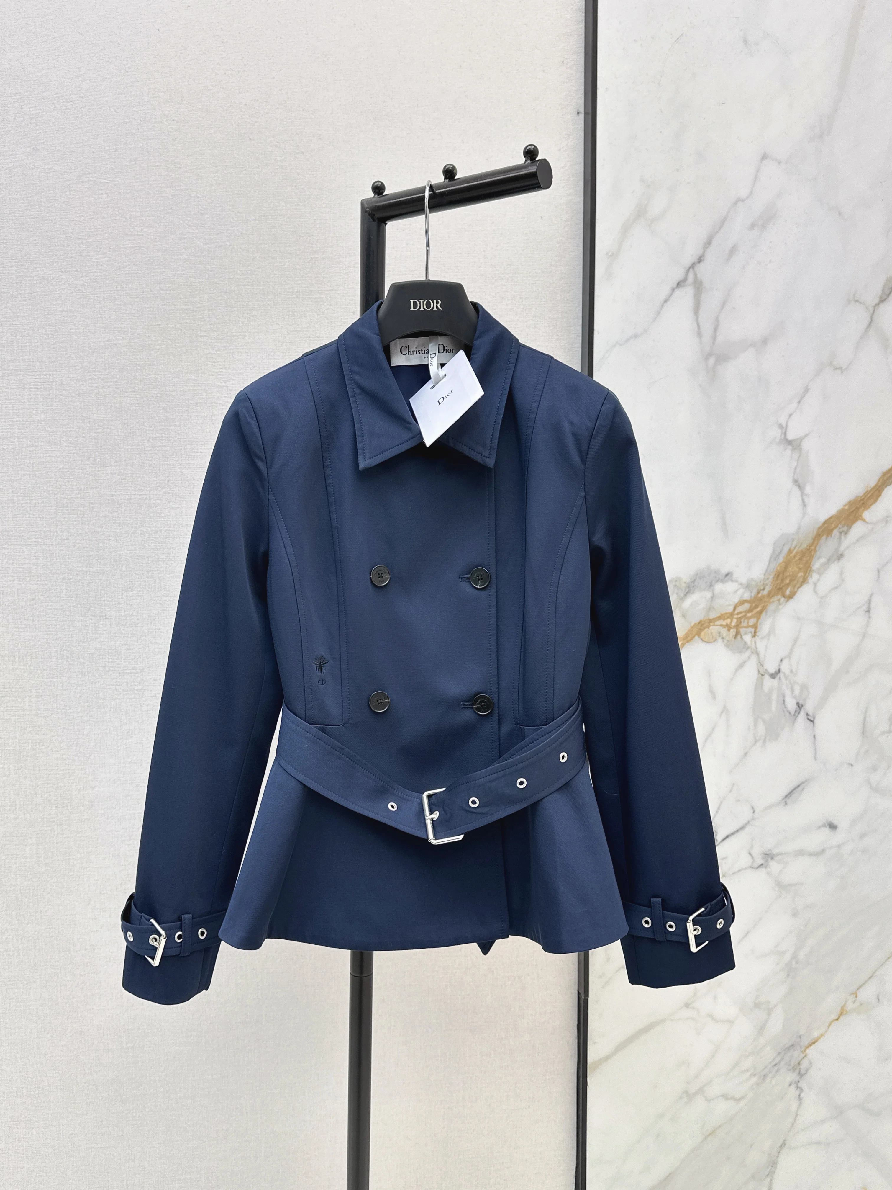CD NEW bee embroidery trench coats