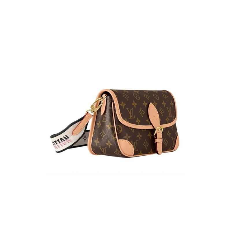 [Louis Vuitton] Louis Vuitton LV ladies DIANE handbag shoulder slung armpit bag French stick bag