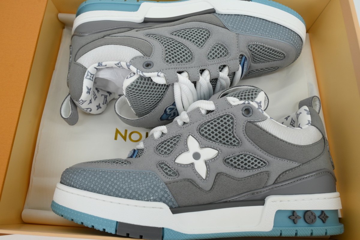 Pkkicks God Batch LOUIS VUITTON Light Gray Blue