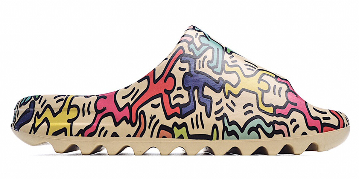 Yeezy Slides 'Painted' FW6388
