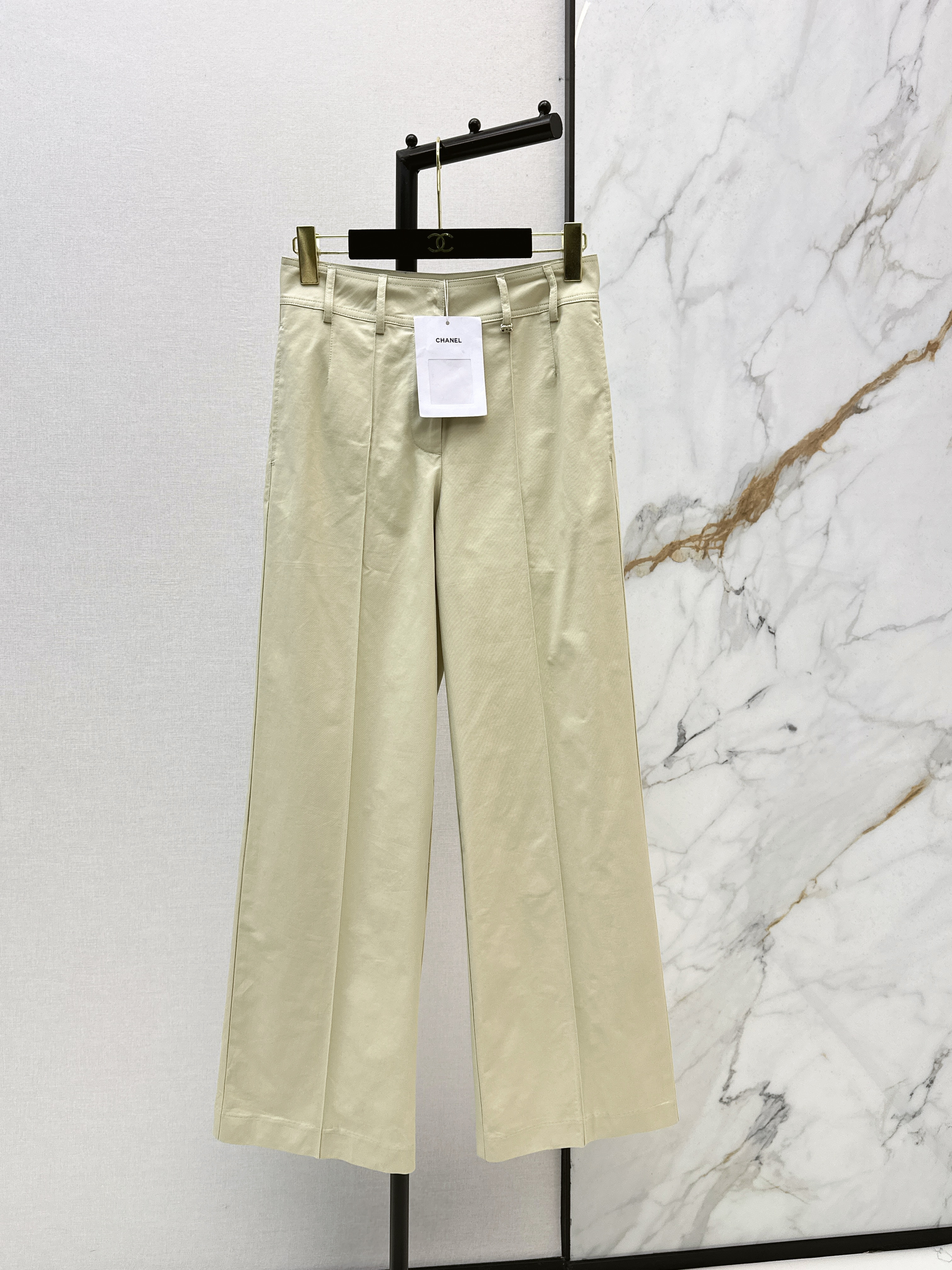 Chan New casual straight-leg pants