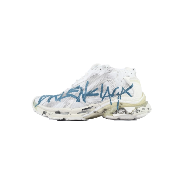 Balenciaga Runner Sneaker 'Graffiti - White Blue'772774 W3RBQ 9040