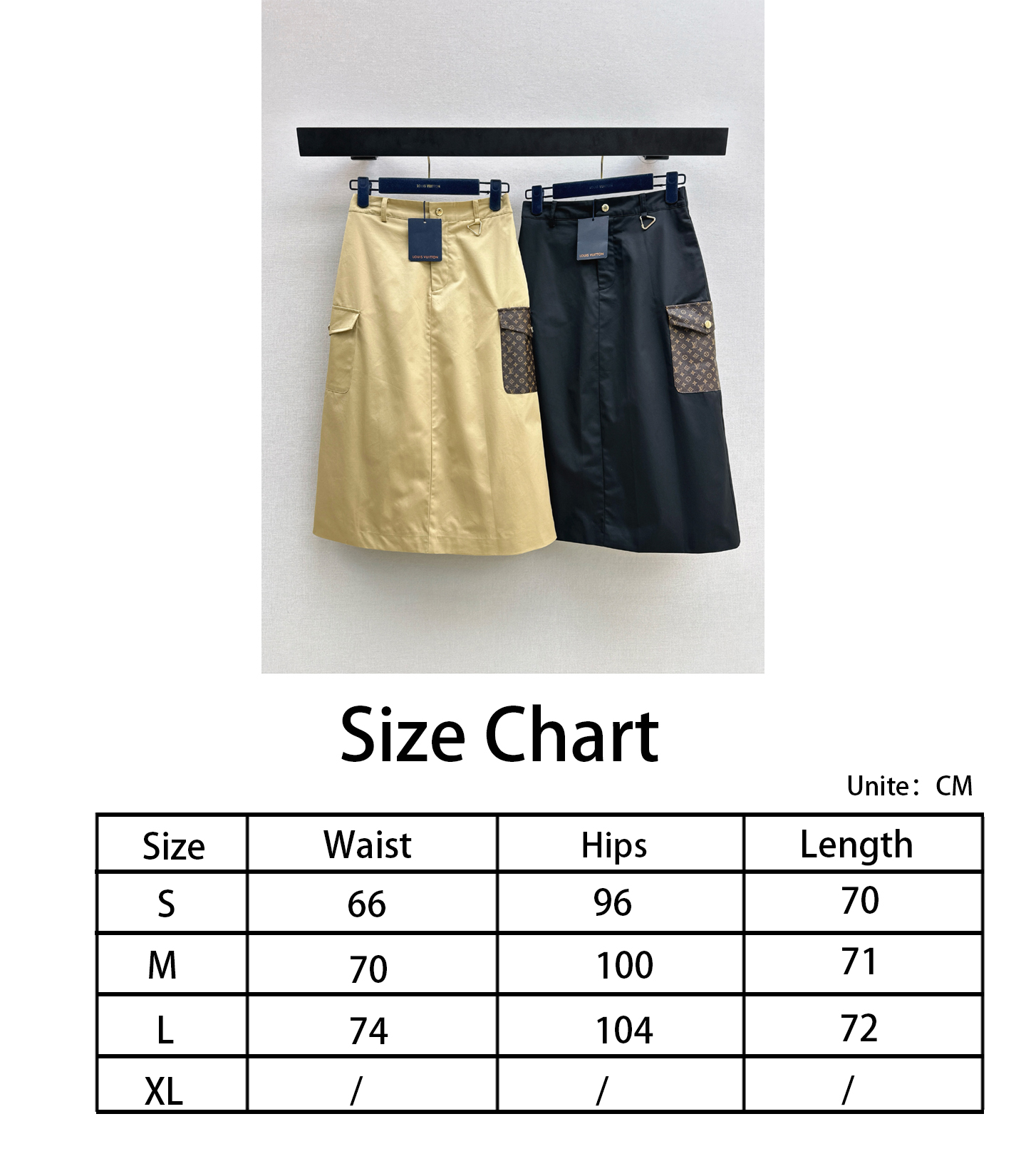 Louis NEW pocket appliqué skirt