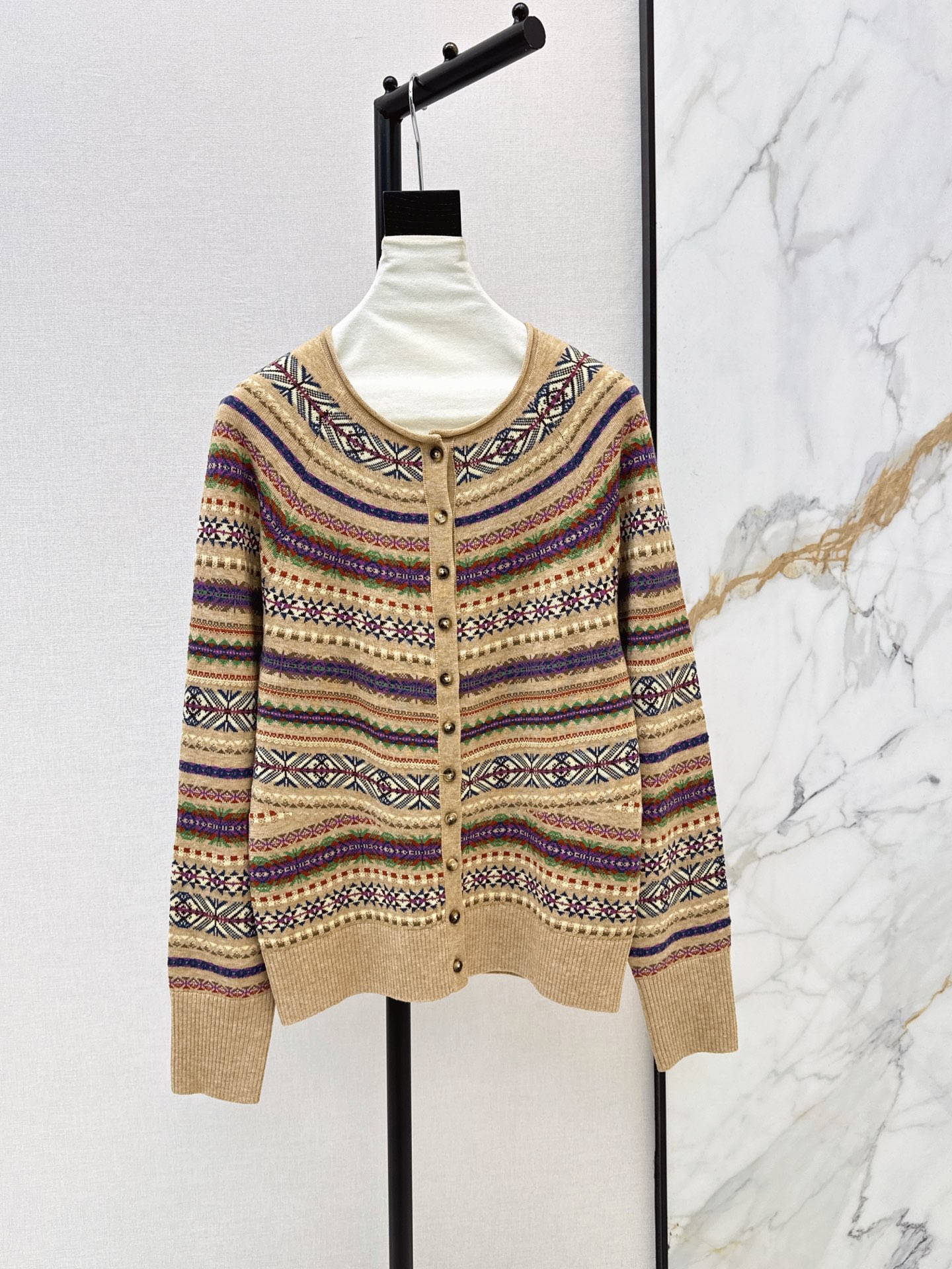Ral New Fair Isle Floral Cardigan