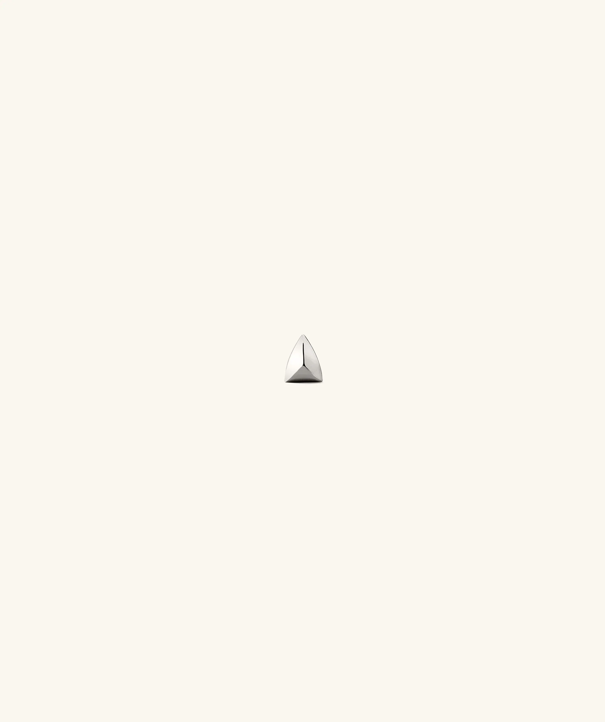 Piercing Studio - Single Puffy Pyramid Flat Back Stud