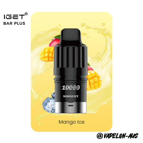 IGET BAR PLUS S3 POD 10000 Puffs - Mango Ice