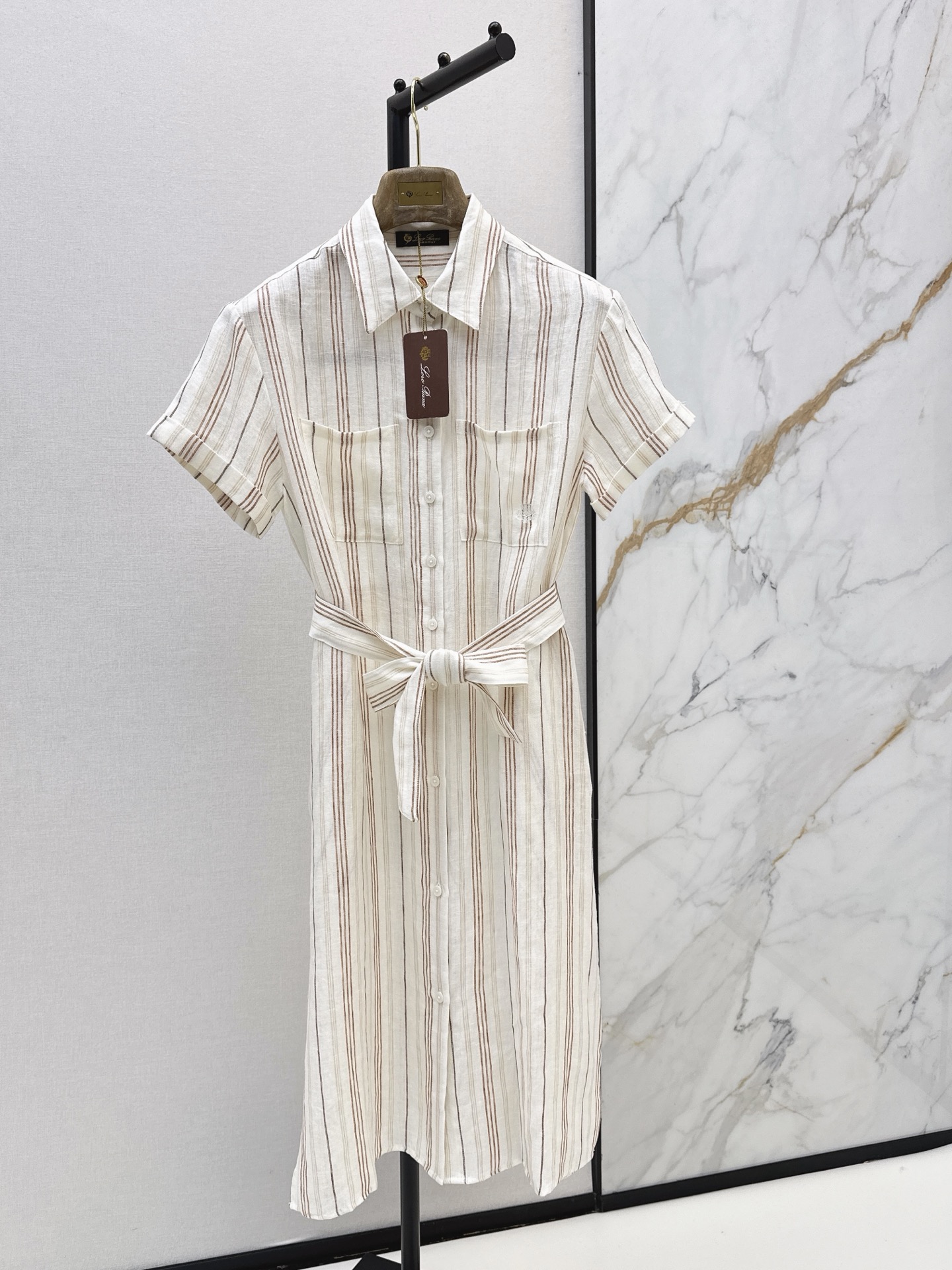 Loro New Striped Shirt Dress