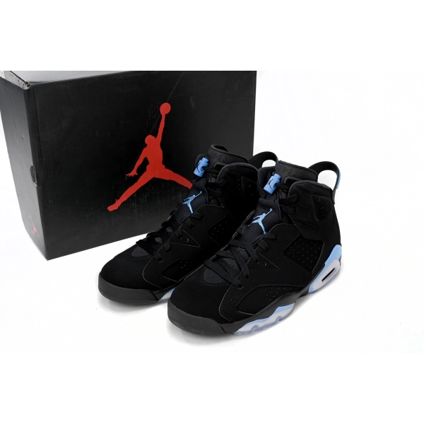Air Jordan 6 Black Blue 384664-006