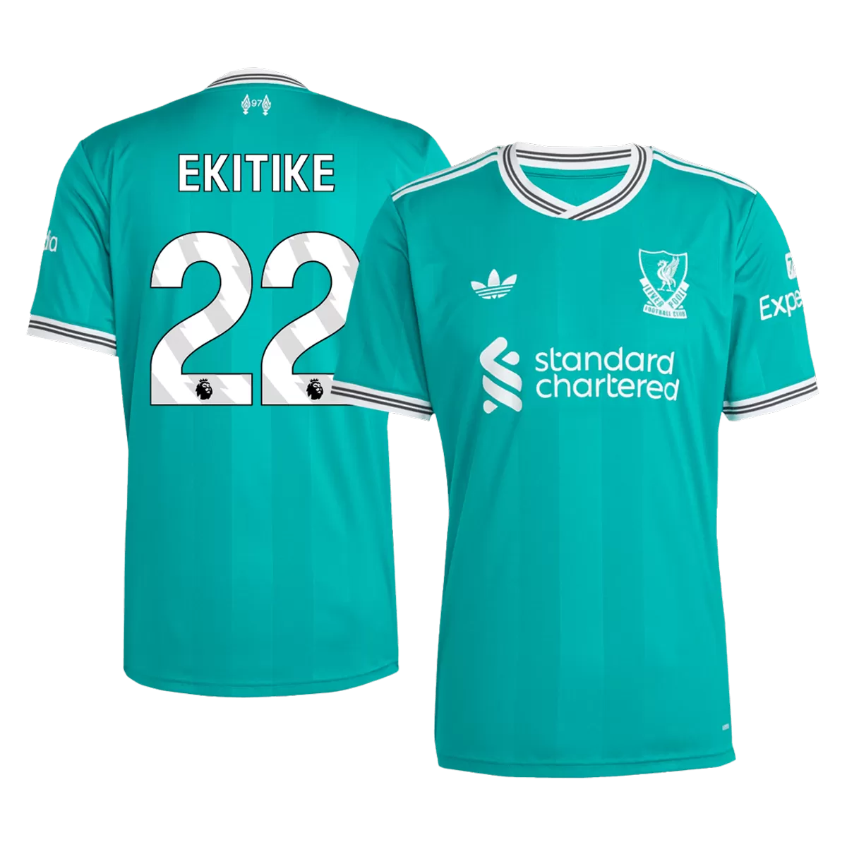 EKITIKE #22 Liverpool Third Away Soccer Jersey 2025/26