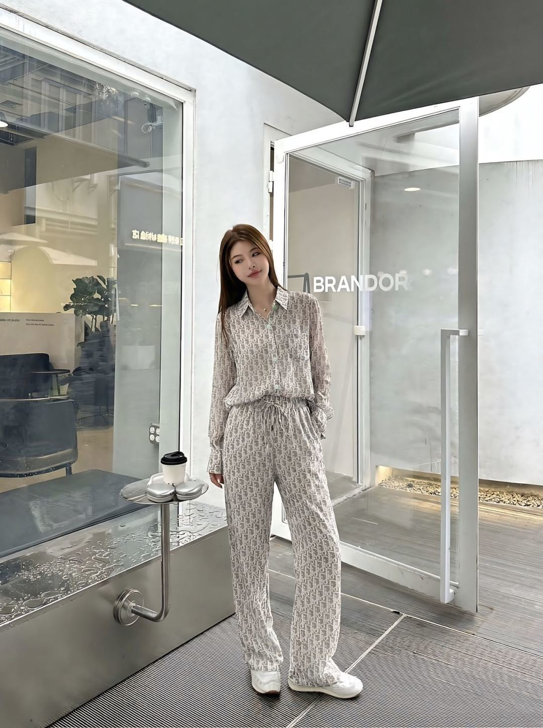 CD New jacquard pants