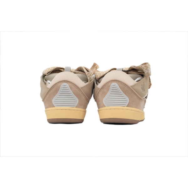 Lanvin Leather Curb White Brown