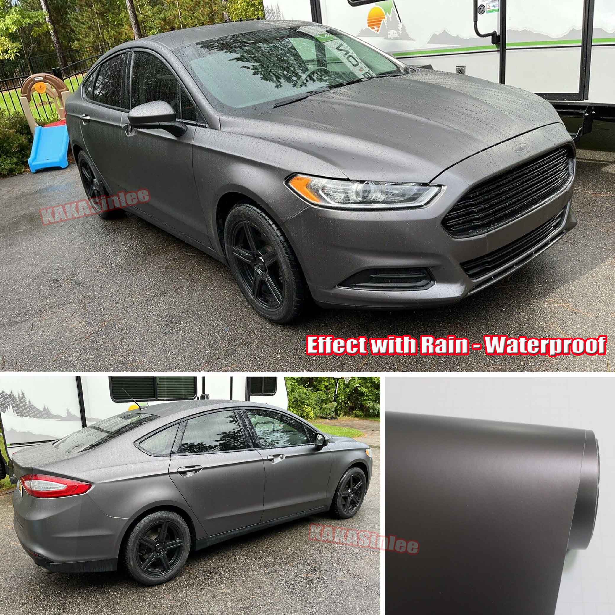 (PET) Super Satin Ceramics Metal Vinyl Wrap Sticker