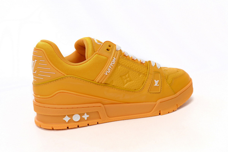 Pkkicks God Batch LOUIS VUITTON Trainer All Yellow Embossing 1AARG0