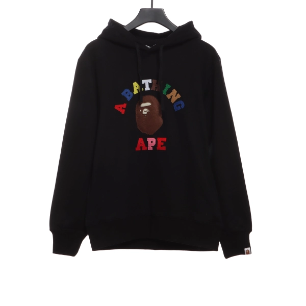 BAPE ape head colorful letter print