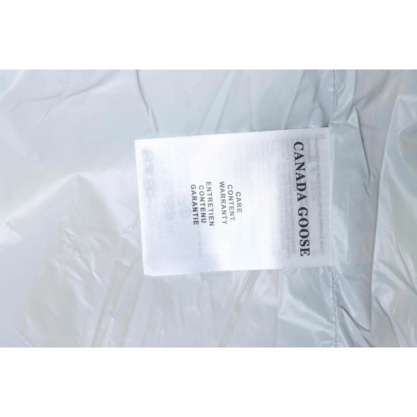 Canada Goose Puff Checkered Down Jacket White