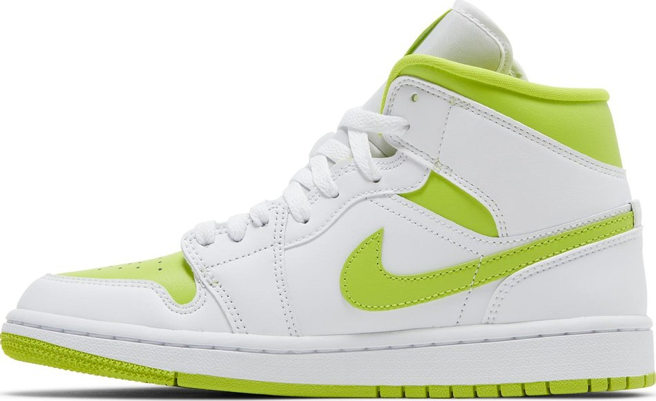 Wmns Air Jordan 1 Mid 'White Lime' BQ6472-131