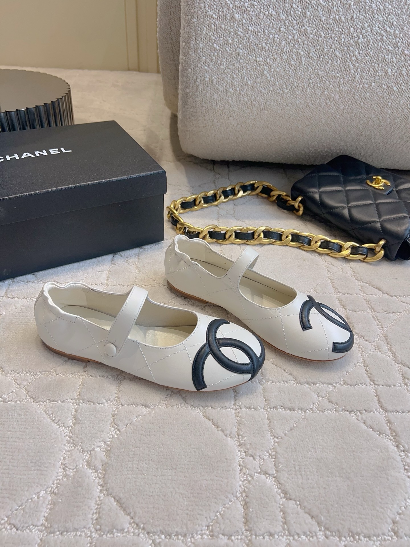 Chan New Double C Mary Jane shoes