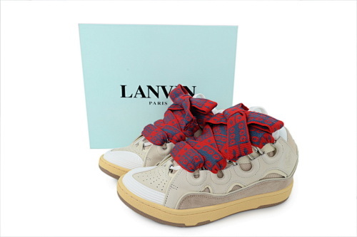 Lanvin Curb Sneakers Beige
