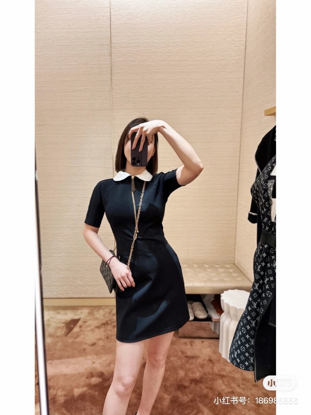 Louis New Hepburn-style short-sleeve dress