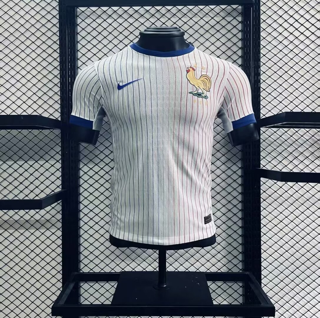France 2024-25 Euro Away Jersey Player Version