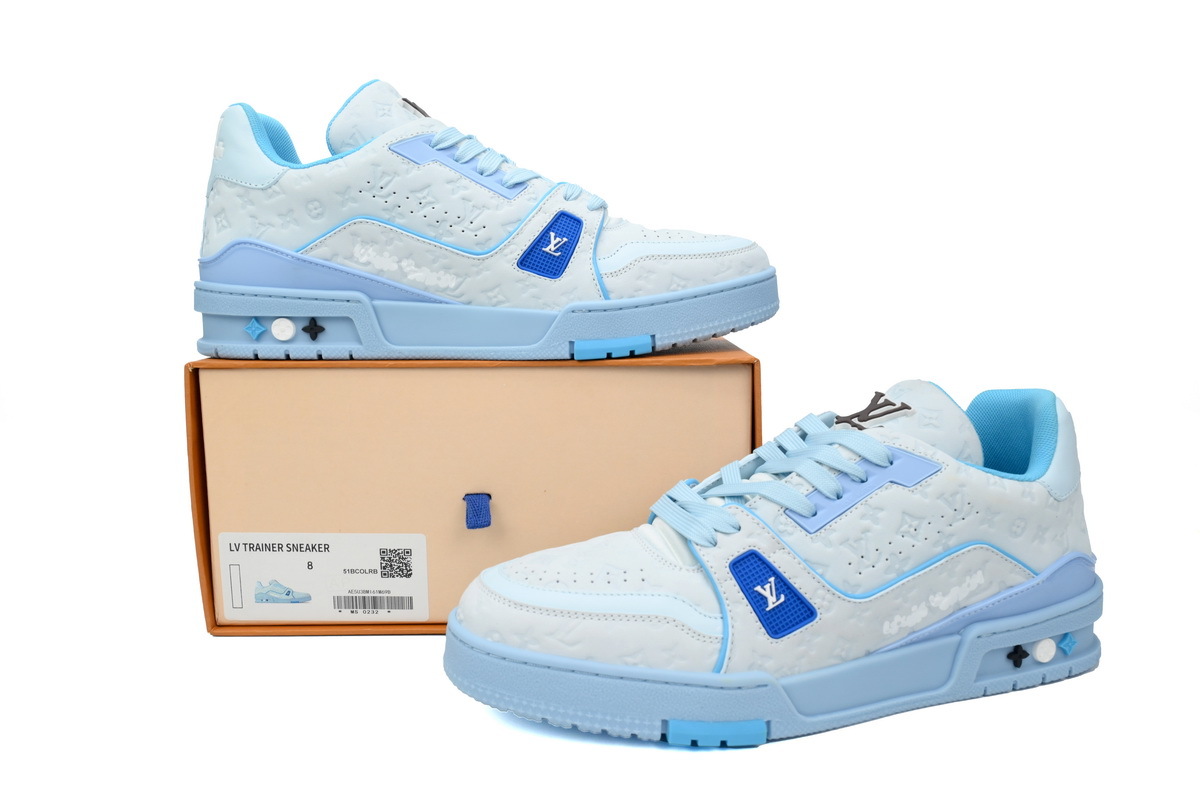 Pkkicks God Batch Tyler x LOUIS VUITTON Trainer Blue