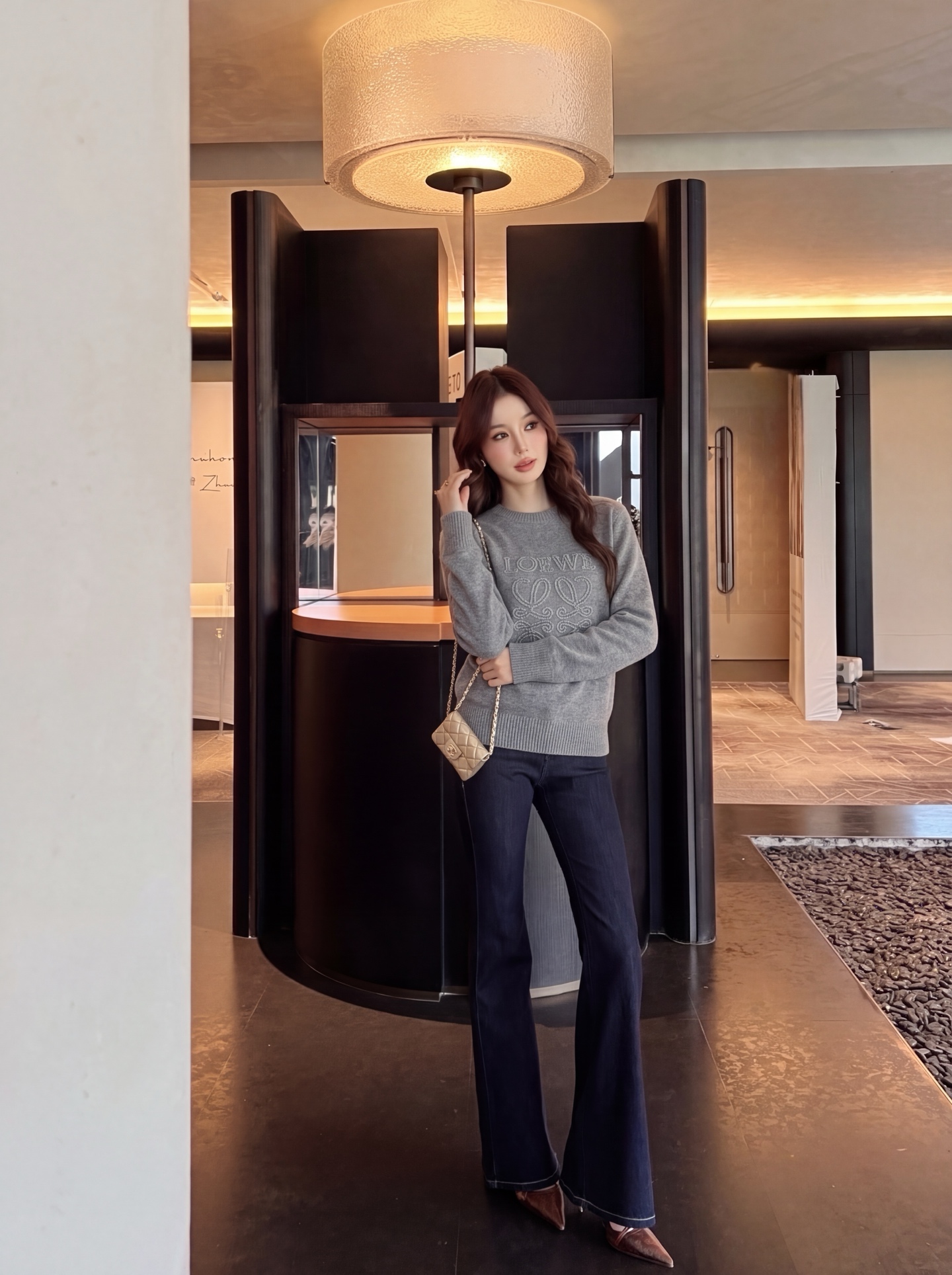 Loe New Embroidered knit sweater