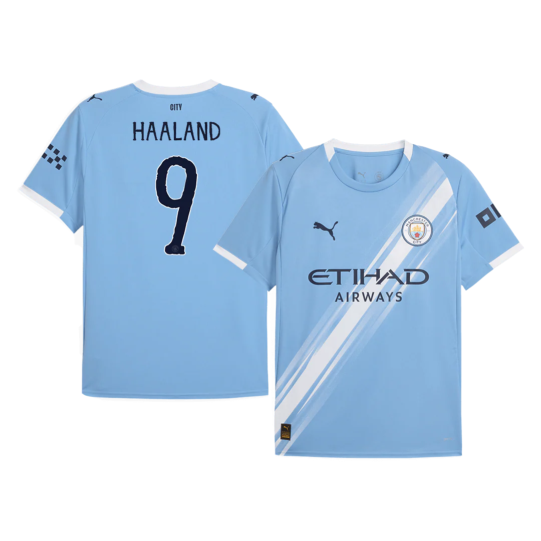 HAALAND #9 Manchester City Home Soccer Jersey 2025/26 Blue - Club World Cup