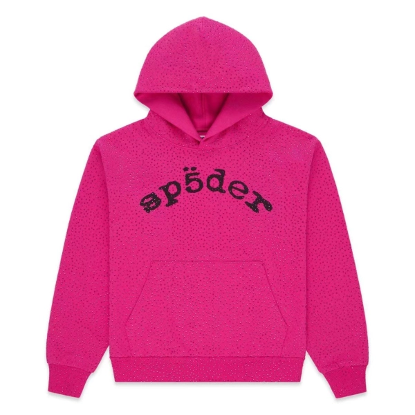 Sp5der VVS Hoodie Pink