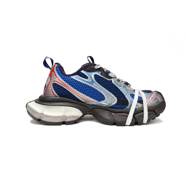Balenciaga 3XL Silver Red and Blue 542229 W1RB5 0513
