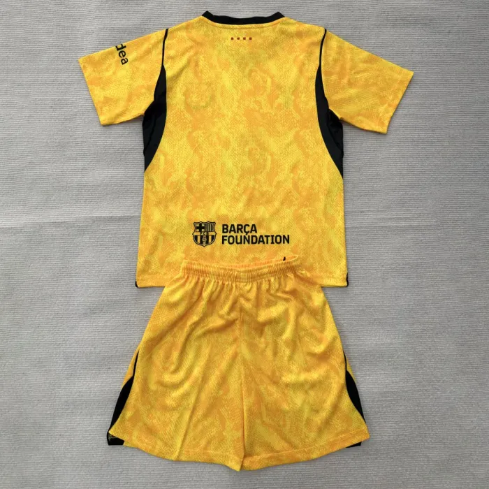Barcelona Yellow Goalkeeper Jersey Suit 26/27